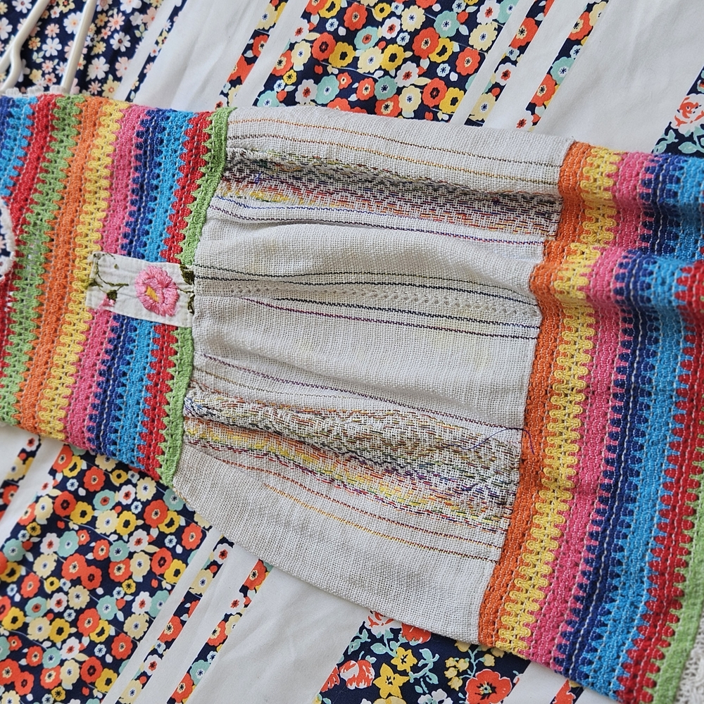 Colorful Striped Knit Dress